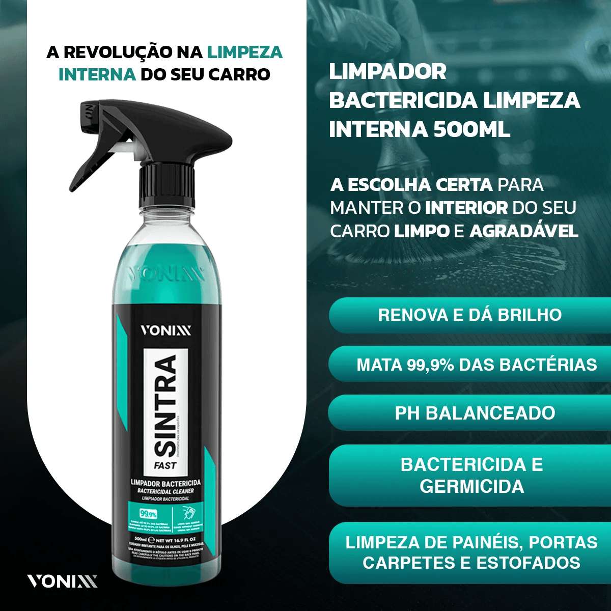Sintra Fast 500ml – Limpador Multiuso - Imagem 2