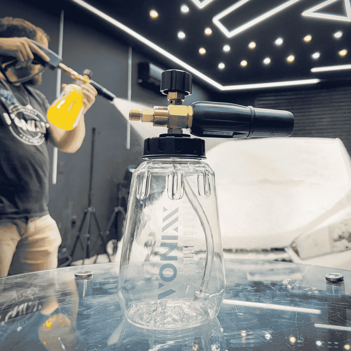 Snow Foam Fast Transparente Canhão De Espuma 1L - Imagem 3